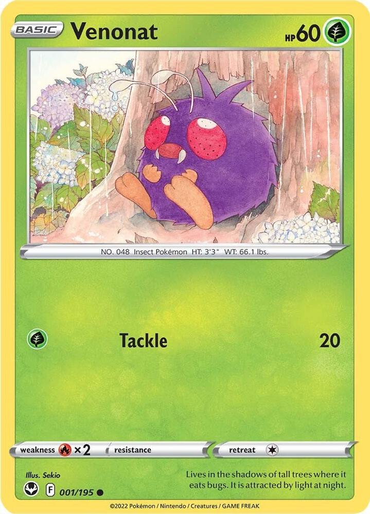 Venonat 001/195 Reverse holo