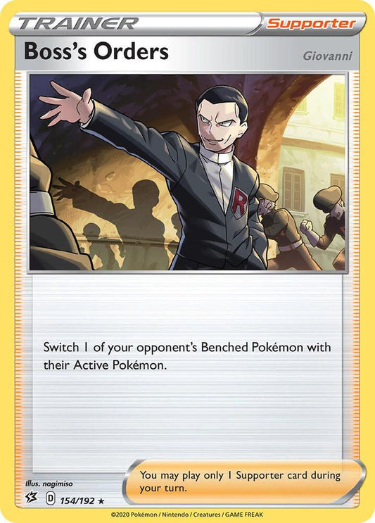 Boss's orders 154/192 Reverse holo