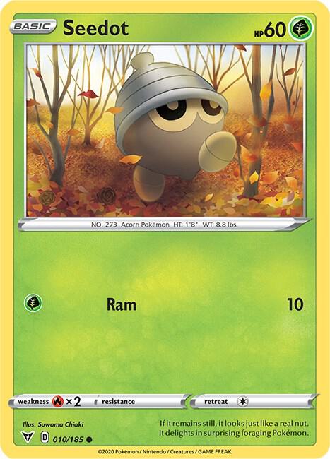 Seedot 010/185 Reverse holo