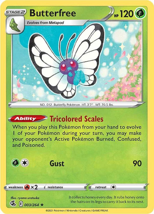 Butterfree 003/264 Reverse holo