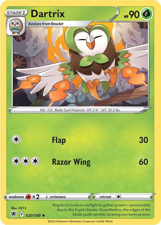 Dartrix 020/189 Reverse holo