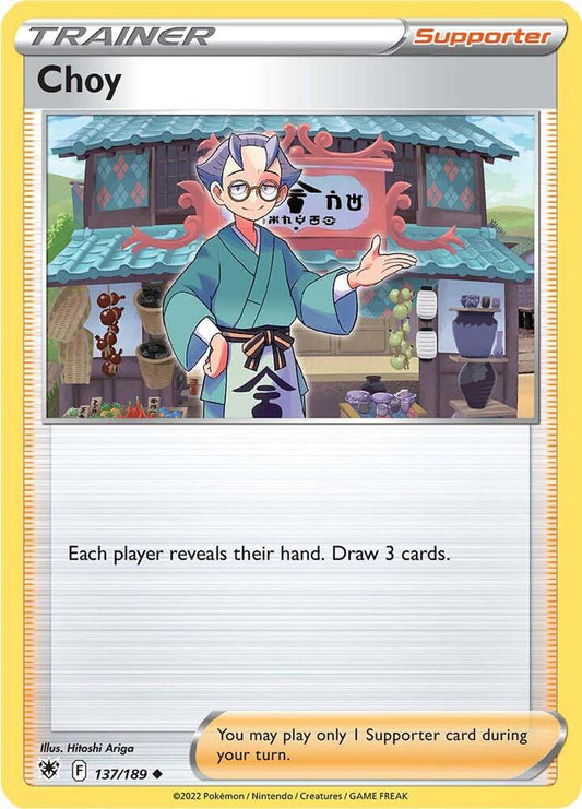 Choy 137/189 Reverse holo