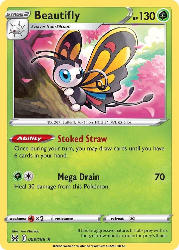 Beautifly 008/196 Reverse holo