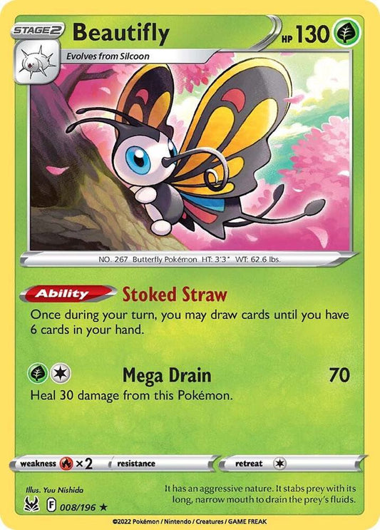 Beautifly 008/196 Reverse holo