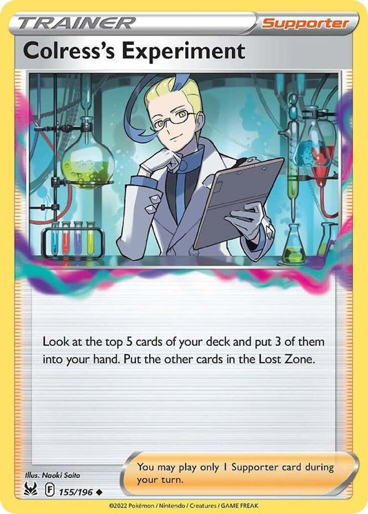 Colress's experiment 155/196 Reverse holo