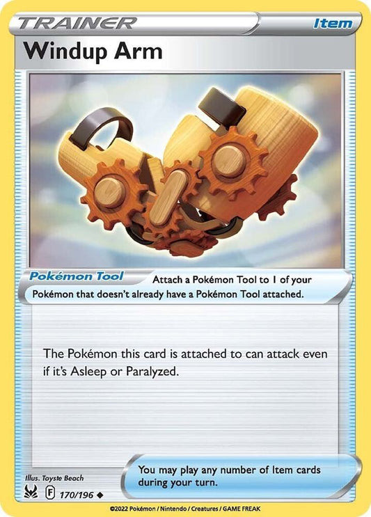 windup arm 170/196 Reverse holo