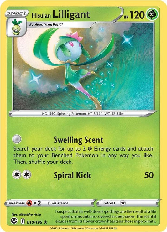 Hisuian lilligant 010/195 Reverse holo