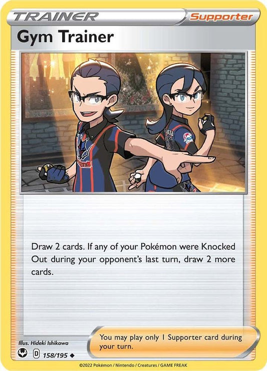 gym trainer 158/195 Reverse holo